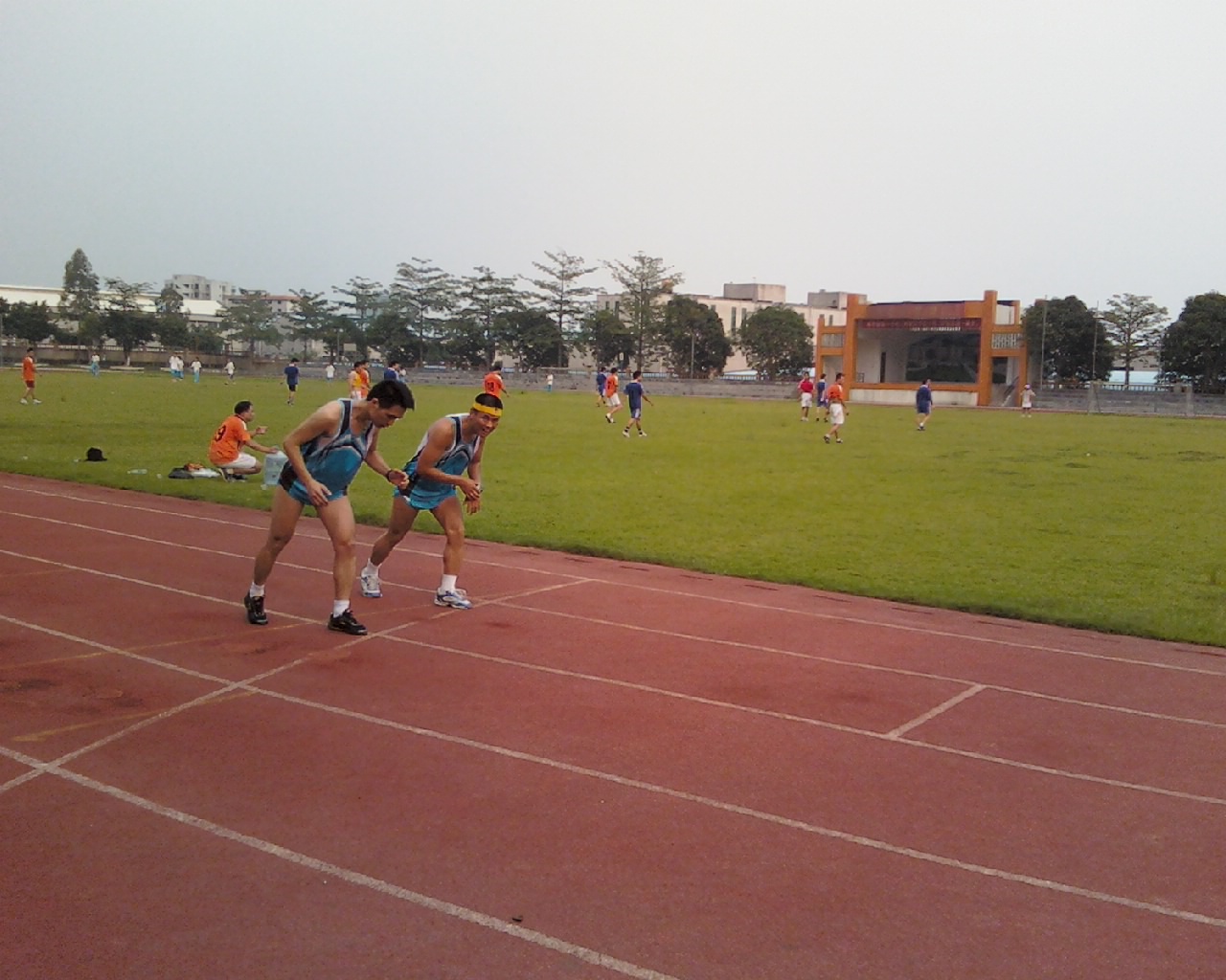 ���Ǻ͵�һ�ܲ���5000m